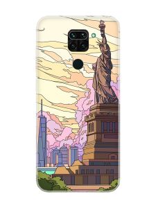 Чохол на Xiaomi Redmi Note 9 :: Статуя Свободи (принт 331)