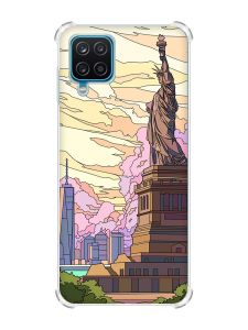 Чохол з потовщеними кутами на Samsung A12 4G :: Статуя Свободи (принт 331)