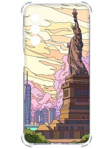 Чохол з потовщеними кутами на Samsung Galaxy A14 5G :: Статуя Свободи (принт 331)