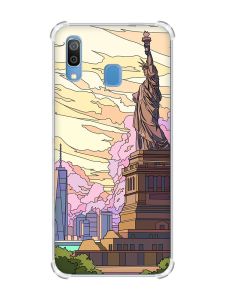 Чохол з потовщеними кутами на Samsung Galaxy A30 (2019) / A20 (2019) :: Статуя Свободи (принт 331)