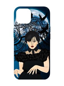 Чохол з бірюзовими боками на Apple iPhone 14 :: Танець. Венздей (принт 212)