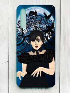 Чохол з бірюзовими боками на Samsung Galaxy A50 (2019) A505/A30s :: Танець. Венздей (принт 212)