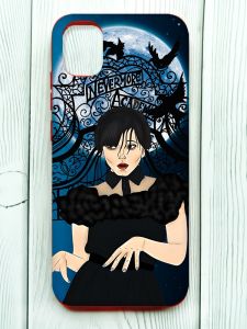 Чохол з червоними боками на Samsung Galaxy A04E/A042 :: Танець. Венздей (принт 212)