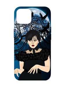 Чохол з рожевими боками на  Apple iPhone 14 :: Танець. Венздей (принт 212)