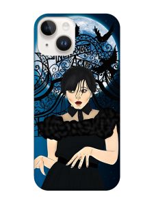 Чохол з чорними боками на Apple iPhone 14 :: Танець. Венздей (принт 212)