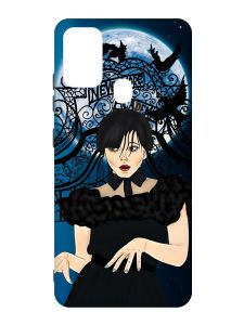 Чохол з чорними боками на Samsung Galaxy M30s/M21 :: Танець. Венздей (принт 212)