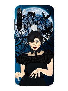 Чохол з чорними боками на Xiaomi Redmi Note 8T :: Танець. Венздей (принт 212)