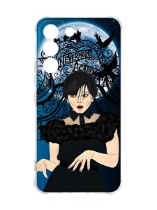 Чохол із потовщеними кутами на Samsung Galaxy S22 :: Танець. Венздей (принт 212)