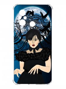 Чохол з потовщеними кутами на Xiaomi Redmi 12C :: Танець. Венздей (принт 212)