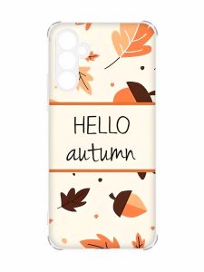 Чохол з потовщеними кутами на Samsung Galaxy A34 5G :: Привіт, осінь (принт 109)