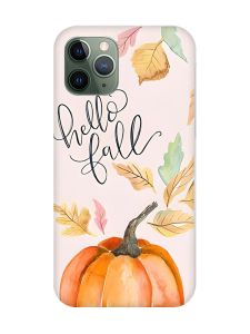 Магнітний чохол на iPhone 12/12 Pro із підтримкою MagSafe :: Привіт, осінь (принт 111)