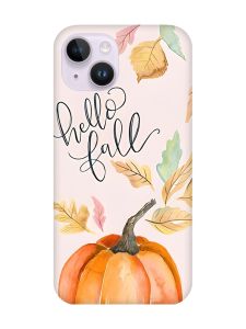 Магнітний чохол на iPhone 14 із підтримкою MagSafe :: Привіт, осінь (принт 111)