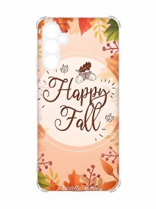 Чохол з потовщеними кутами на Samsung Galaxy A34 5G :: Щасливої осені (принт 110)