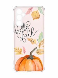 Чохол з потовщеними кутами на Samsung Galaxy A34 5G :: Привіт, осінь (принт 111)