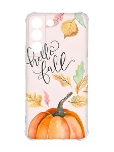 Чохол із потовщеними кутами на Samsung Galaxy S22 :: Привіт, осінь (принт 111)