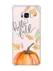 Чохол з потовщеними кутами на Samsung Galaxy S8 :: Привіт, осінь (принт 111)