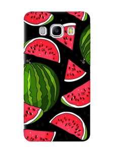 Матовий чорний чохол на Samsung Galaxy J5(2016) J510 :: Кавуни (принт 341)