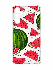 Чохол з потовщеними кутами на Samsung Galaxy A34 5G :: Кавуни (принт 341)