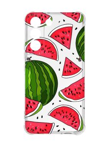 Чохол із потовщеними кутами на Samsung Galaxy S22 :: Кавуни (принт 341)