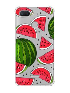 Чохол із потовщеними кутами для Xiaomi Redmi 6 :: Кавуни (принт 341)