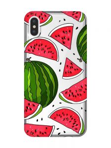 Прозорий чохол на iPhone XS Max :: Кавуни (принт 341)