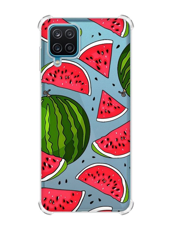 Чохол з потовщеними кутами на Samsung A12 4G :: Кавуни (принт 341)