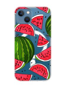 Магнітний чохол на iPhone 13 (6.1) із підтримкою MagSafe :: Кавуни (принт 341)