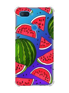 Чохол із потовщеними кутами на Xiaomi Mi 8 Lite :: Кавуни (принт 341)