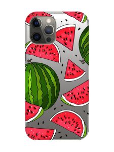 Прозорий чохол на iPhone 12 Pro Max :: Кавуни (принт 341)