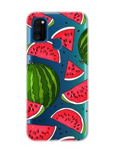 Прозорий чохол на Samsung Galaxy M30s/M21 :: Кавуни (принт 341)