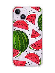 Чохол із потовщеними кутами на iPhone 14 :: Кавуни (принт 341)