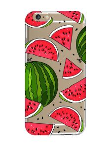 Прозорий чохол на iPhone 6/6s :: Кавуни (принт 341)