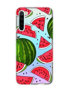 Прозорий чохол на Xiaomi Redmi Note 8  :: Кавуни (принт 341)