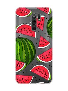 Прозорий чохол на Xiaomi Redmi 9 :: Кавуни (принт 341)