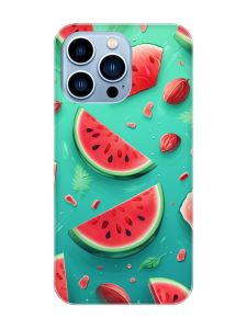 Магнітний чохол на iPhone 13 Pro Max із підтримкою MagSafe :: Скибки кавуна (принт 340)