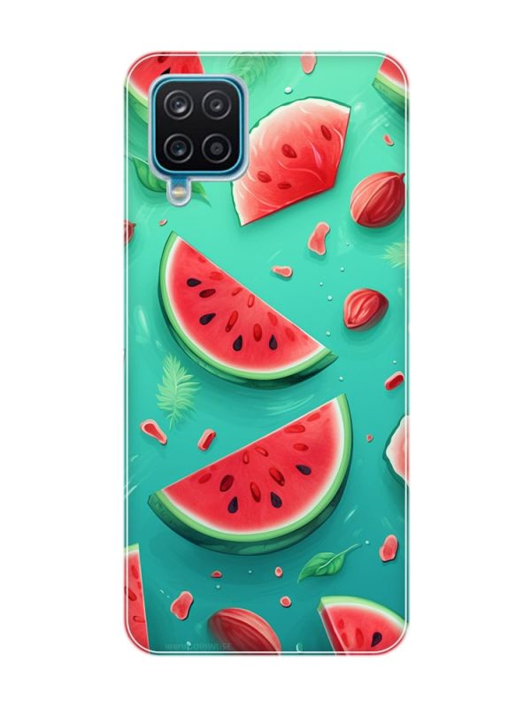 Чохол на Samsung Galaxy A12 4G :: Скибки кавуна (принт 340)