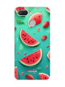 Чохол на Xiaomi Redmi 6  :: Скибки кавуна (принт 340)