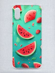 Чохол з потовщеними кутами на Xiaomi Redmi 9A :: Скибки кавуна (принт 340)