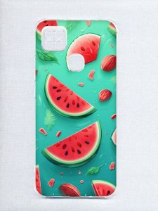 Чохол з потовщеними кутами на Xiaomi Redmi 9C/10A :: Скибки кавуна (принт 340)