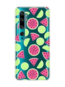 Прозорий чохол на Xiaomi Mi Note 10/Note 10 Pro :: Кавуни и лайм (принт 345)
