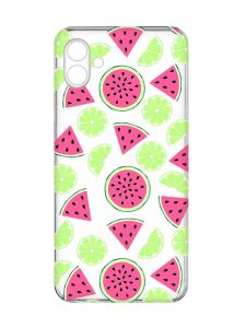 Прозорий чохол на Samsung Galaxy A04e/A042 :: Кавуни и лайм (принт 345)