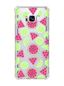 Чохол з потовщеними кутами на Samsung Galaxy S8 :: Кавуни и лайм (принт 345)
