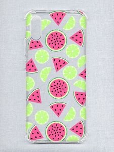 Чохол з потовщеними кутами на Xiaomi Redmi 9A :: Кавуни и лайм (принт 345)