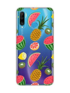 Прозорий чохол на Huawei P30 Lite :: Фруктовий мікс (принт 347)