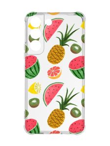 Чохол із потовщеними кутами на Samsung Galaxy S22 :: Фруктовий мікс (принт 347)