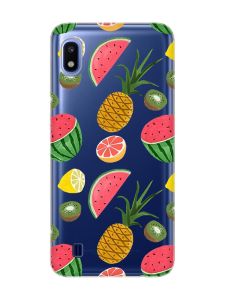 Прозорий чохол на Samsung Galaxy A10 (2019) A105 :: Фруктовий мікс (принт 347)