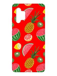 Матовий червоний чохол на Samsung Galaxy A32 :: Фруктовий мікс (принт 347)