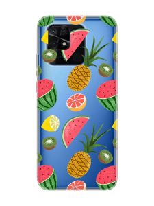 Прозорий чохол на Xiaomi Redmi 10C :: Фруктовий мікс (принт 347)