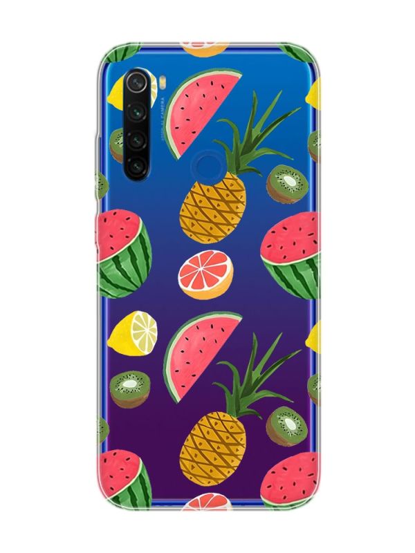 Прозорий чохол на Xiaomi Redmi Note 8T :: Фруктовий мікс (принт 347)