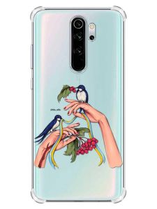 Чохол з потовщеними кутами на Xiaomi Redmi Note 8 Pro :: Ластівки (патріотичний принт 15)